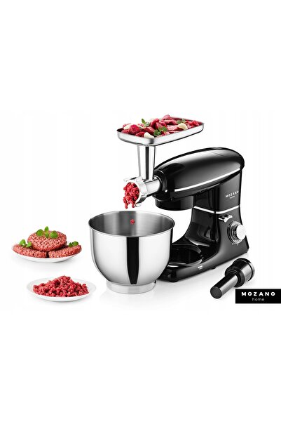 NO BRAND Mozano Asistent de Bucătărie 8-în-1 6.2L 2000W Negru Robot de Bucătă...