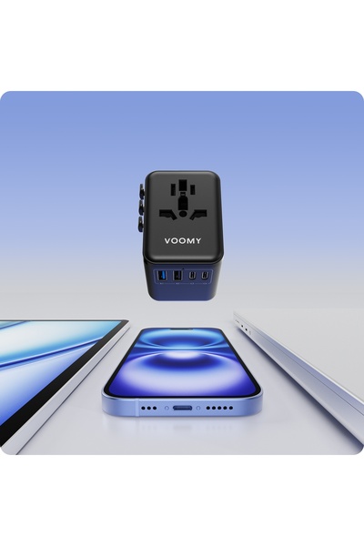 NO BRAND Voomy Travel Y35 Adaptor de călătorie Încărcare rapidă 35W Peste 200...