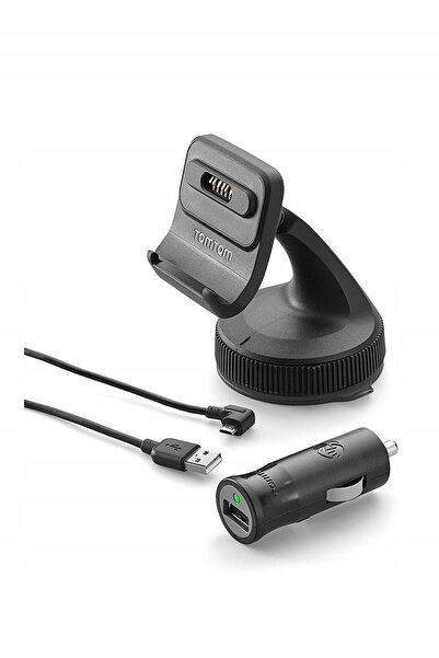 NO BRAND Pachet Tomtom: Suport Click&Drive + Încărcător și Cablu USB