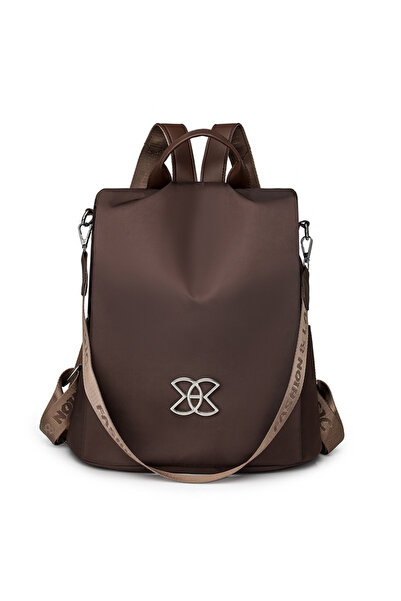 NO BRAND Rucsac 2 în 1 Impermeabil Elegant Antifurt Capacitate Mare, Maro