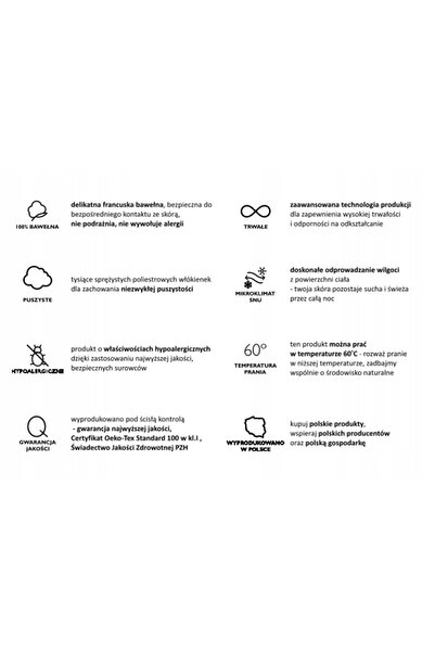 NO BRAND Pernă antialergică pentru dormit 50x70 COTTONELLA