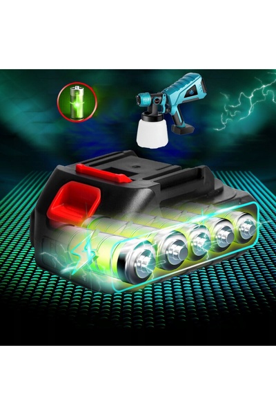 NO BRAND Pistol electric de vopsit cu pulverizare pentru zugrăvit pereți + 3 ...