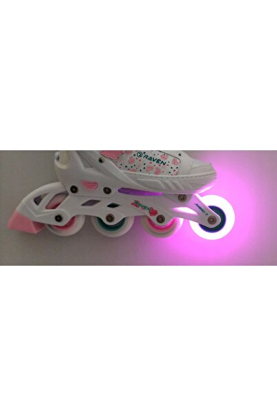 NO BRAND Role 4 în 1 Reglabile Raven Rosi 35-39 LED