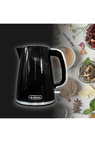 NO BRAND Fierbător electric Eldom C320C 2200W 1,7L Negru