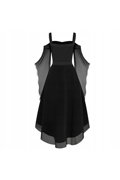 NO BRAND Rochie de vrăjitoare, costum de vrăjitoare, mărimi mari, rochie de v...