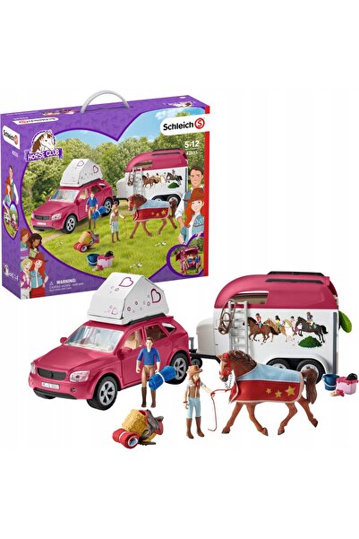 SCHLEICH Aventura cu mașina și remorca 42535