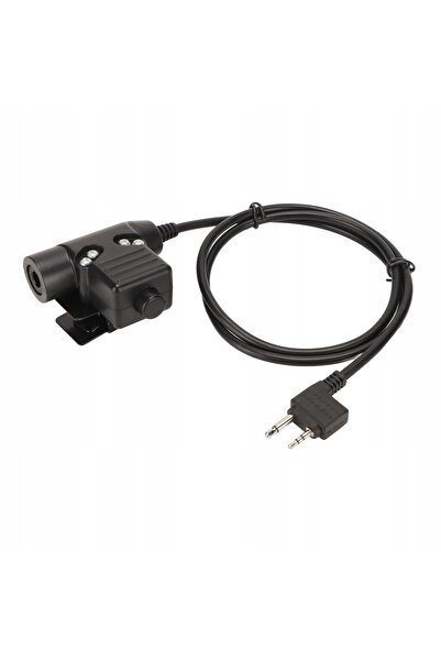 NO BRAND Adaptor buton PTT radio U94 cu 2 pini pentru stație radio walkie-talkie