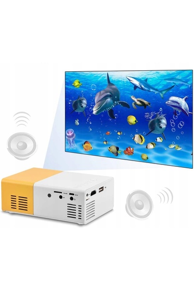 NO BRAND PROIECTOR FLAMINGO LED MINI PORTABIL FULL HD PENTRU TELEFON COMPUTER...