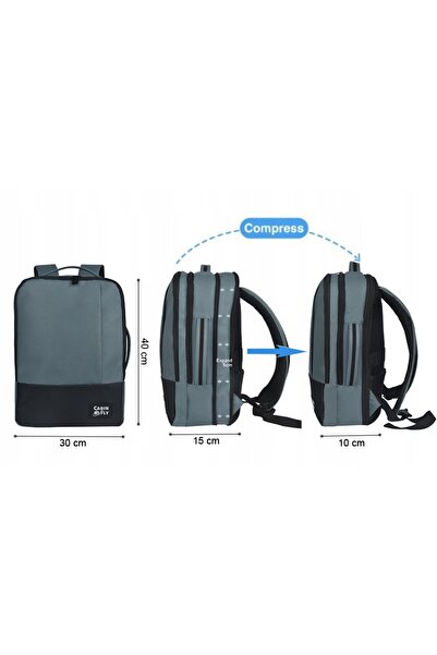 NO BRAND Cabinfly Bellanca 40X30X10 cm Rucsac Lufthansa Extensibil până la 40...