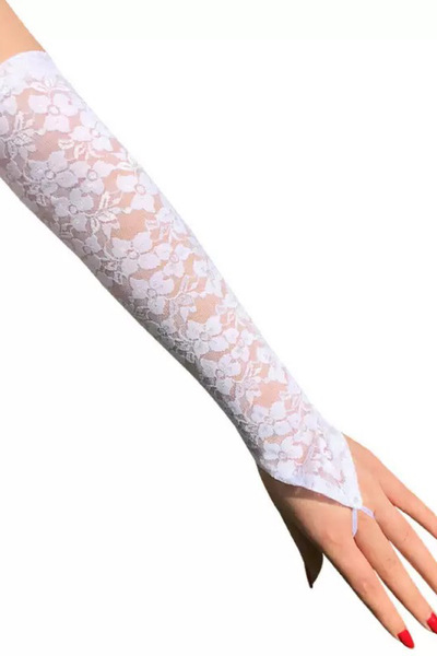 Giraffe Lace Gloves Party Wedding Prom Evening Dress Gloves for Costume