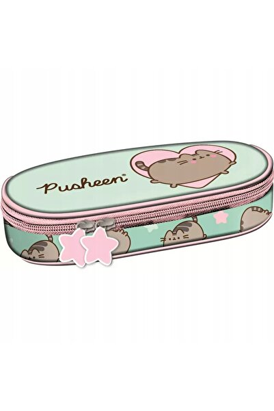 NO BRAND Penar Pusheen cu inimioare, Creion, Autocolante, Radiere, Caiet, Pix...