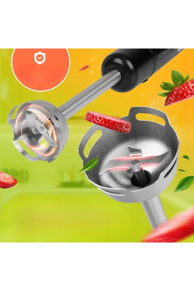 NO BRAND Bomann Sm 6082 Cb 800 W Blender de mână din oțel inoxidabil cu funcț...