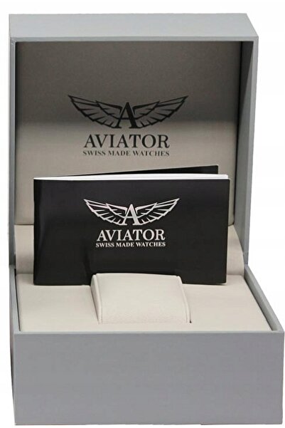 NO BRAND Ceas de damă Aviator V.1.33.0.250.4 Alb