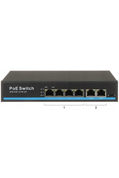 GTX Granüllü Switch PoE cu 4 porturi Gtx-A1-06-42