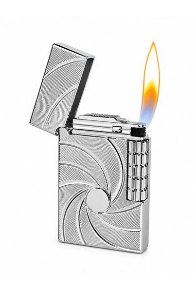 ONRSTORE Zenit Kabartma Desenli Metal Gaz Dolumlu Taşlı Çakmak – Hediyelik Pr...