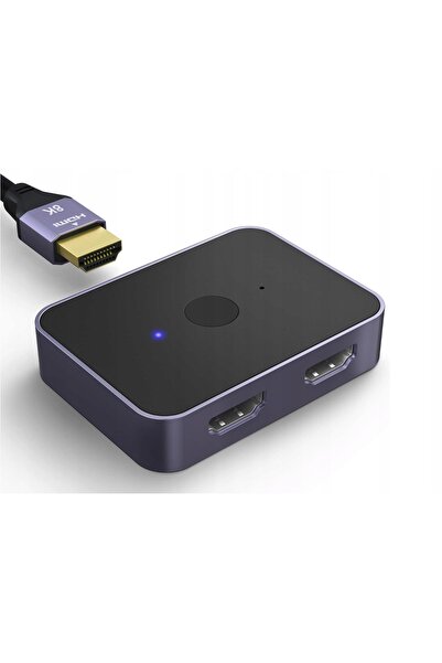 NO BRAND Splitter HDMI 2.1 HDR 8K 144Hz Comutator Distribuitor