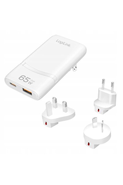 NO BRAND Logilink Pa0376 Încărcător de perete USB GaN de călătorie, 65W, 1x U...