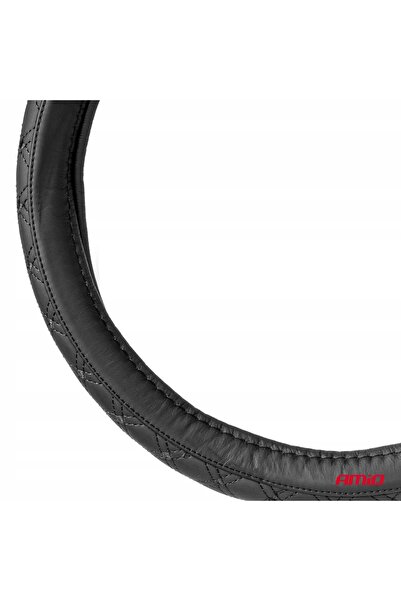 NO BRAND Husă de volan auto matlasată din piele XXL 44-46cm
