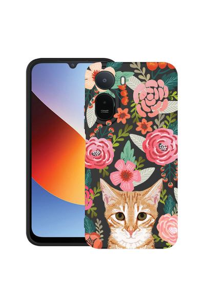 bestcase ®   Θήκη TPU Υπέρλεπτη Husa για Xiaomi Redmi A7 Pro, Γάτα και Λουλού...