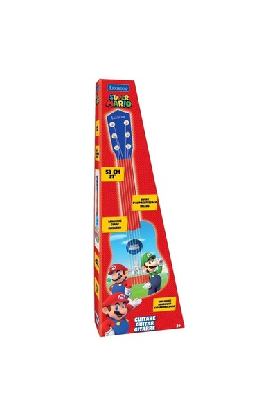 NO BRAND Lexibook Super Mario Prima mea chitară cu manual pentru copii