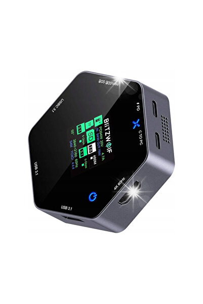 BlitzWolf Bw-Th16 8-în-1 USB-C PD 100W HDMI 4K Stație de andocare cu răcire ș...
