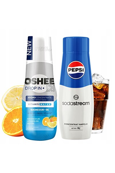 sodastream Concentrati pentru Saturator Oshee Portocale Citrice + Sirop Pepsi