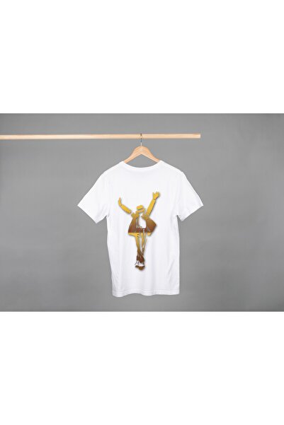 Noname Tricou Unisex Bumbac Premium Casual " Michael Jackson gold " Inscriptie