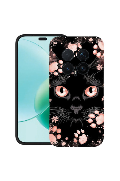bestcase ®   Θήκη TPU Υπέρλεπτη Husa για Honor Magic8 Pro, Μαύρη Γάτα, 315679...