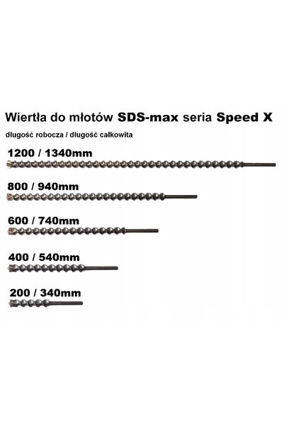 Bosch Burghiu SDS-MAX Speed-X 25/ 200/ 320mm