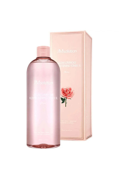 JMsolution Glow Luminous Flower Firming Toner 600 ml Gül Özlü Yüz Toniği