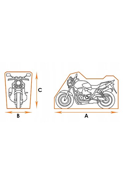 eXtremestyle Prelată de protecție pentru motocicletă mică XS + husă/geantă