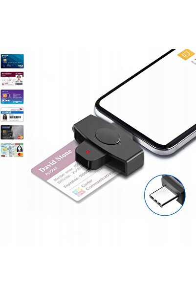 NO BRAND Cititor de carduri tachografice Tacho Driver pentru șoferi USB-C pen...