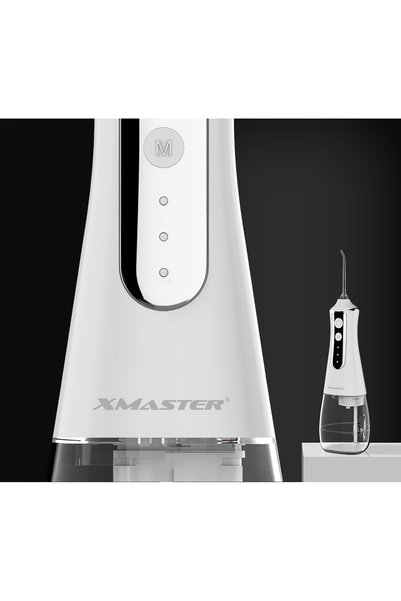 NO BRAND Xmaster Irigator bucal fără fir 300 ml 5 duze Reglare presiune