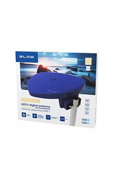 NO BRAND Antenă TV puternică de exterior, activă, cu filtru GSM, 4K 8K, alime...