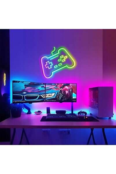 NO BRAND Bandă LED RGB 5m, LED-uri 5050, 24V, multicoloră, cu telecomandă + a...