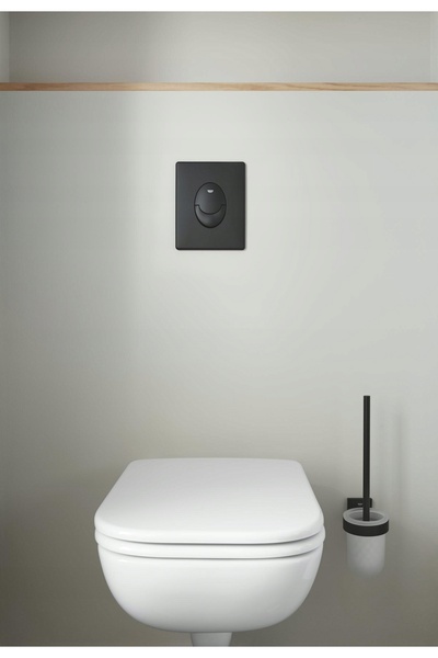 NO BRAND Perie de toaletă Start Cube (Set complet) Negru mat Grohe 409772430