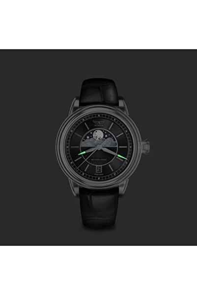 NO BRAND Ceas de damă Aviator V.1.33.0.252.4 Negru