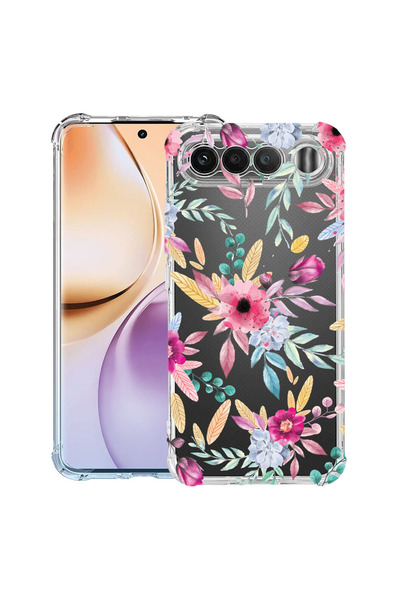 bestcase ®   Husa Αντικραδασμική Θήκη Για Realme 16, Χαρούμενα Λουλούδια, 315...
