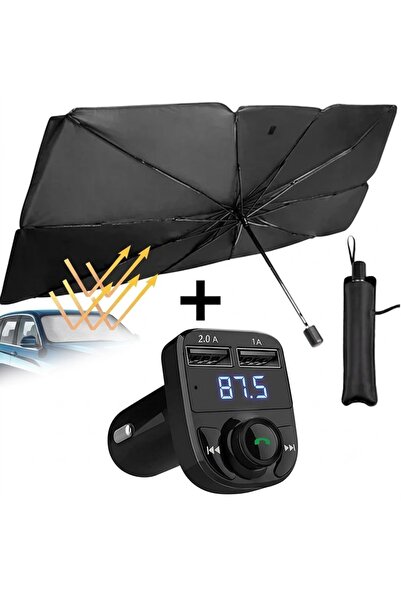 OEM Σετ πτυσσόμενο αντηλιακό αυτοκινήτου + Car Transmitter