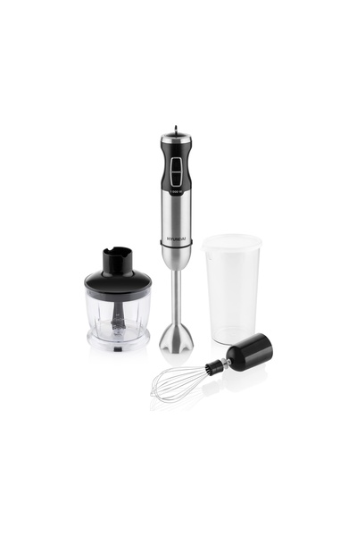 Hyundai / Kia Blender de mână Hyundai Hb1000 3 în 1 Multifuncțional Tocător Inox