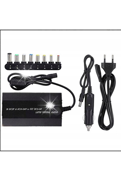 NO BRAND Sursă de alimentare universală pentru laptop, 100W, 8 conectori, 3-24V
