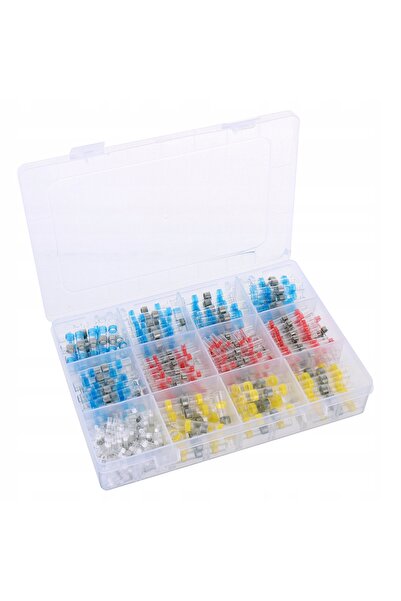 TECHNICSAFETY Conectori tubulari termocontractabili cu cositor 0.25-6.0mm 400...