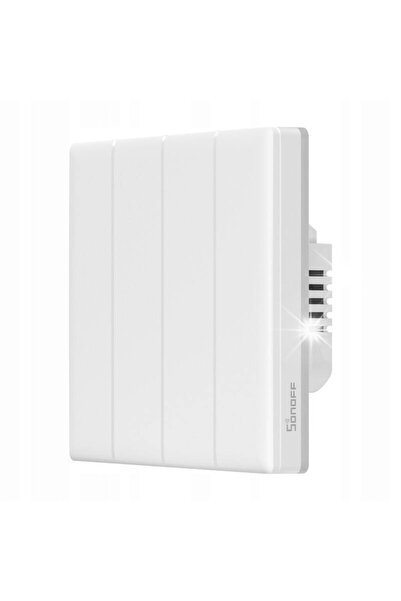 Sonoff Tx T5 4C Întrerupător de perete inteligent tactil LED Wi-Fi cu 4 căi
