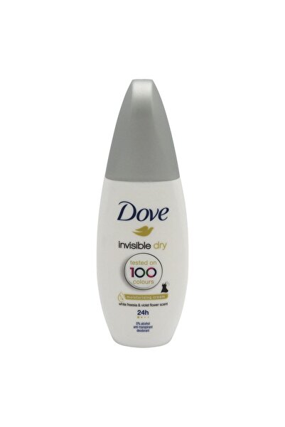 Dove Deodorant Spray, Dove, Pump 75 ml Invisible Dry Clean Touch