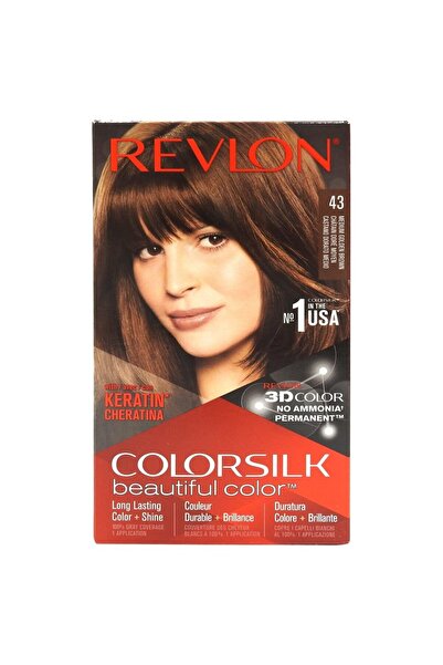 Revlon Vopsea pentru Par, Color Silk, 43 Medium Golden Brown