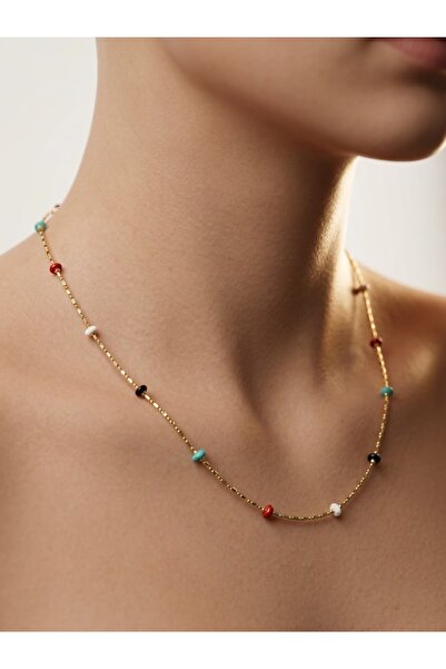 XUPING JEWELRY Jewelry Series Colorful Beaded Steel Necklace