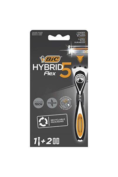 Bic Ξυριστική μηχανή, Bic, Hybrid Flex5, 2 Ανταλλακτικά