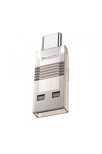 Yesido Cititor de carduri USB / USB-C GS21, microSD, Transparent