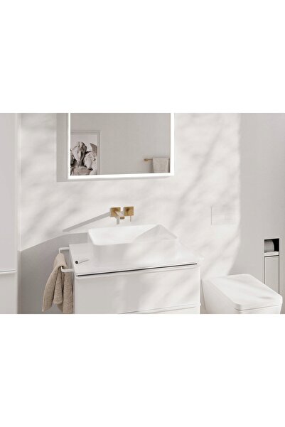 Hansgrohe Baterie lavoar baie Tecturis E EcoSmart+ 22.5 cm, montaj pe perete ...
