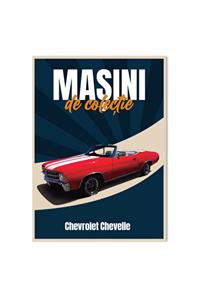 WELLY Sigilat- Chevrolet Chevelle 71 SS 454- Nr. 39- Mașini de Colecție 2023-...